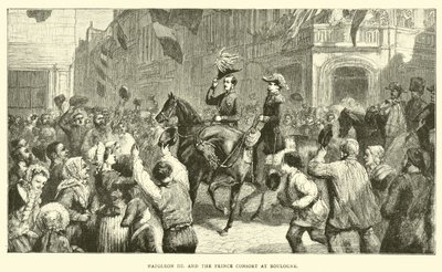 Napoleon III og Prinsgemalen i Boulogne af English School