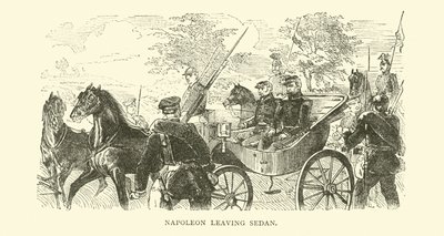 Napoleon forlader Sedan, september 1870 af English School