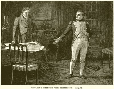 Napoleons interview med Metternich af English School