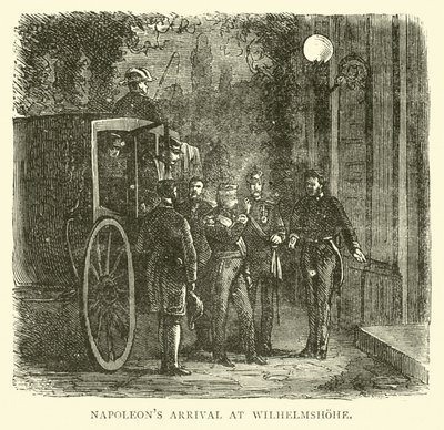 Napoleons ankomst til Wilhelmshohe, september 1870 af English School