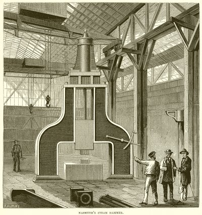 Nasmyths Steam Hammer af English School