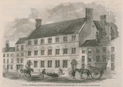 St John the Evangelists nationale, industrielle og søndagsskoler af English School