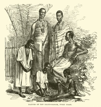 Natives of the Grand-Bassam, Ivory Coast  af English School