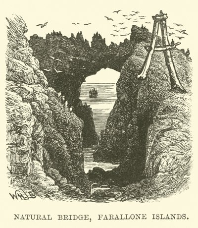 Natürliche Brücke, Farallone-Inseln von English School