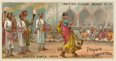 Nautch-Tanz, Indien von English School
