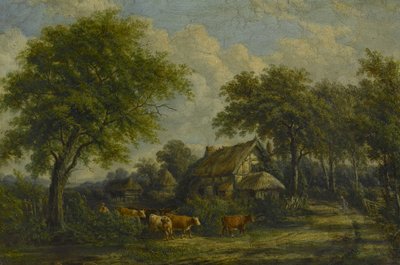 I nærheden af Berkswell, ca. 1850 af English School