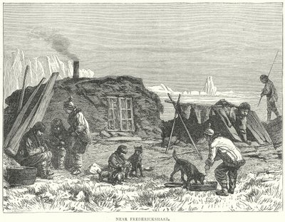 Near Frederickshaab (engraving) af English School