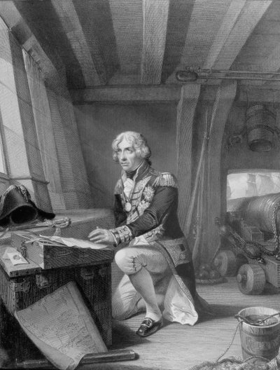 Nelson ved bøn af English School