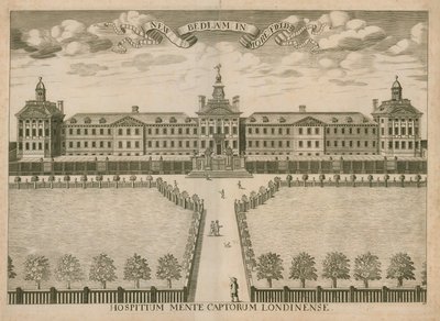 New Bedlam Hospital, Moorfields, London af English School