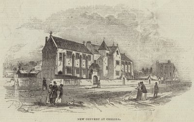 Nyt kloster i Chelsea (gravering) af English School