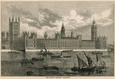 New Houses of Parliament, Westminster, London af English School