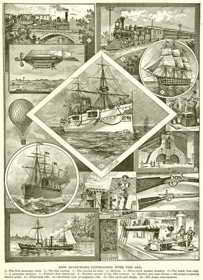 Nye opfindelser i kontrast til de gamle af English School