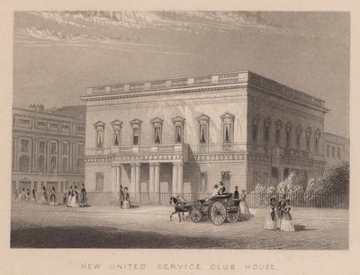 New United Service Club House, London af English School