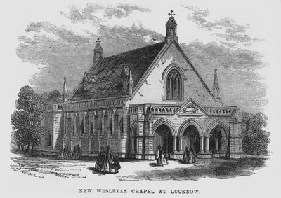 Nyt Wesleyan Chapel i Lucknow af English School