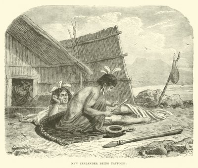Neuseeländer wird tätowiert von English School
