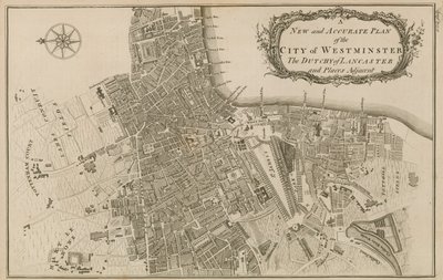 Ny og nøjagtig plan for City of Westminster, hertugdømmet Lancaster og tilstødende steder af English School
