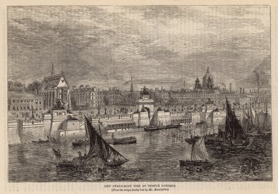 Ny dampbådsmole ved Temple Gardens af English School