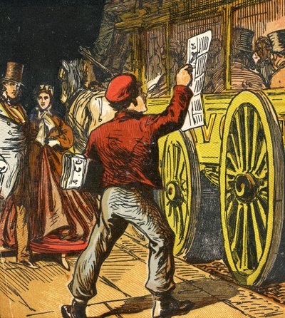 Zeitungsjunge von English School