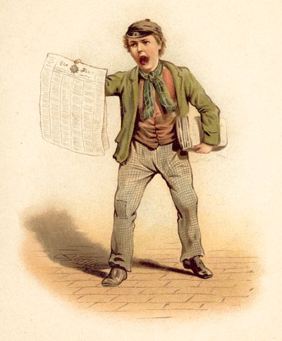 Avisleverandør (chromolitho) af English School