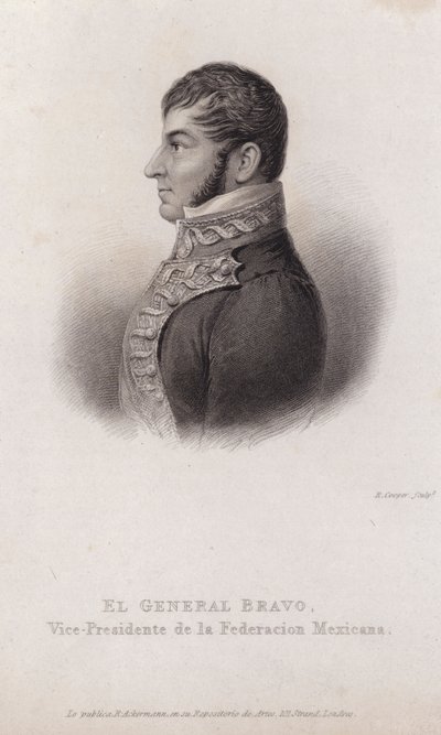 Nicolas Bravo, mexicansk soldat og politiker af English School