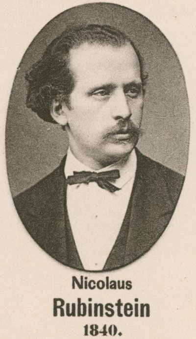 Nicolaus Rubinstein (gravure) af English School