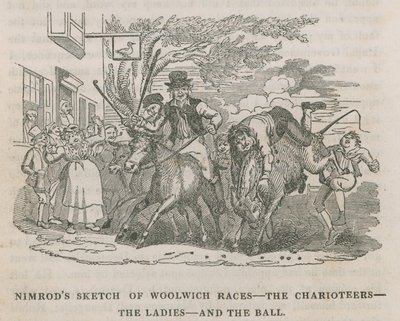 Nimrods Skizze der Woolwich-Rennen von English School