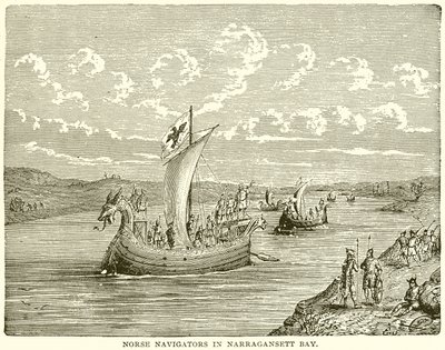 Norse Navigators i Narragansett Bay af English School