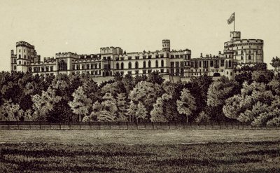 North Front, Windsor Castle af English School