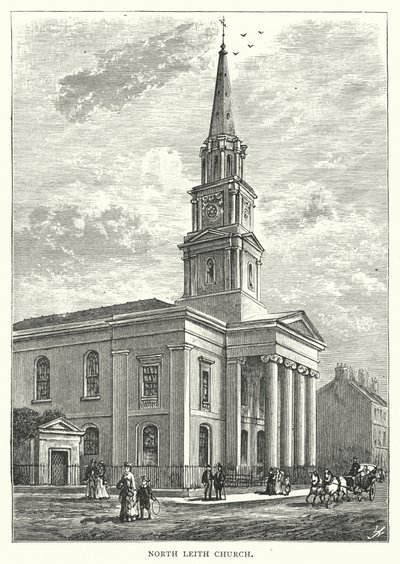 North Leith Church (gravering) af English School