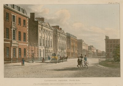 Nordsiden af Cavendish Square, London af English School