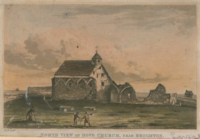 Nordansicht der Hove Church von English School