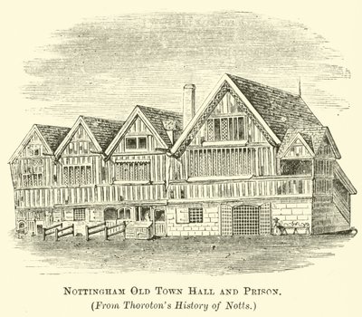 Nottingham Old Town Hall and Prison  af English School
