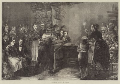 "November Night" i Irland (gravering) af English School