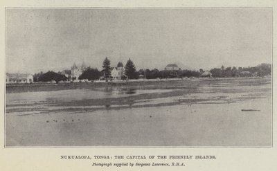 Nukualofa, Tonga, die Hauptstadt der Freundlichen Inseln von English School