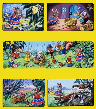 Vuggestue dyr af English School