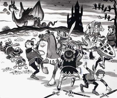 Børnerim illustration af English School