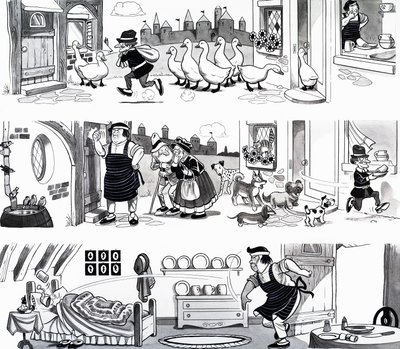 Børnerim illustration af English School