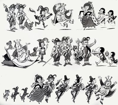 illustrationer af børnerim af English School