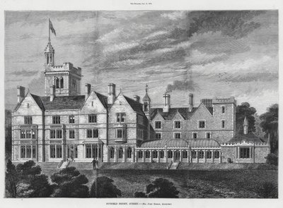 Nutfield Priory, Surrey (gravering) af English School