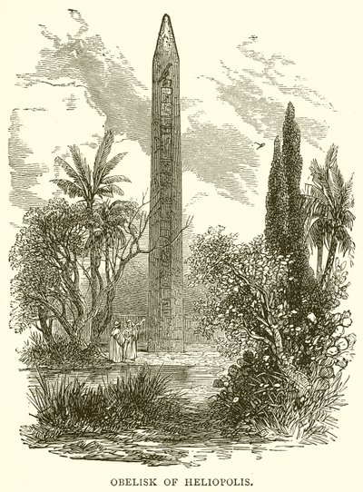 Obelisk af Heliopolis af English School