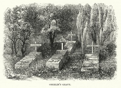 Oberlins grav (gravering) af English School