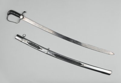 Officerssværd, 51. fod, ca. 1809 (stål med trægreb) af English School