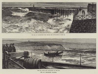 Olie på oprørt vand af English School