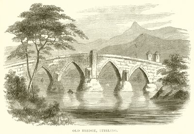 Old Bridge, Stirling af English School