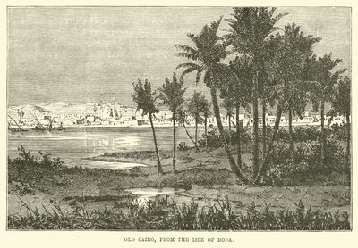 Old Cairo, fra Isle of Roda af English School