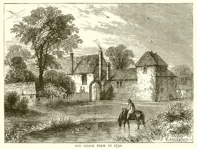 Gammel Kridtgård i 1730 af English School