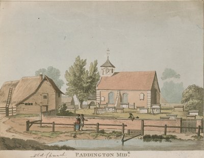 Old Church, Paddington, Middlesex af English School