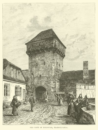 Den gamle port til Kolozsvar, Transsylvanien af English School