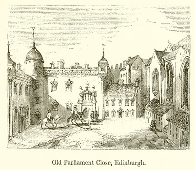 Old Parliament Close, Edinburgh af English School