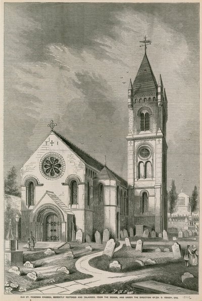 Old St Pancras Church, London, for nylig restaureret og udvidet af English School